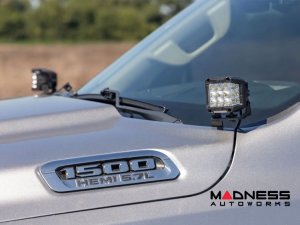 Dodge Ram 1500 Lighting Upgrade - Ditch Light Kit - Black Series LED w/ Spot Beam